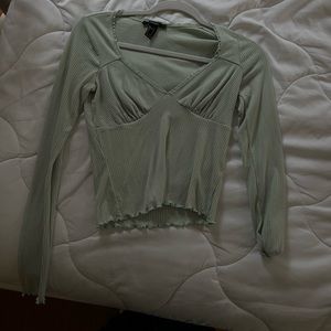 Lace crop top